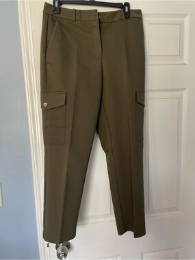 Zara Olive Green straight Cargo pants Trousers M